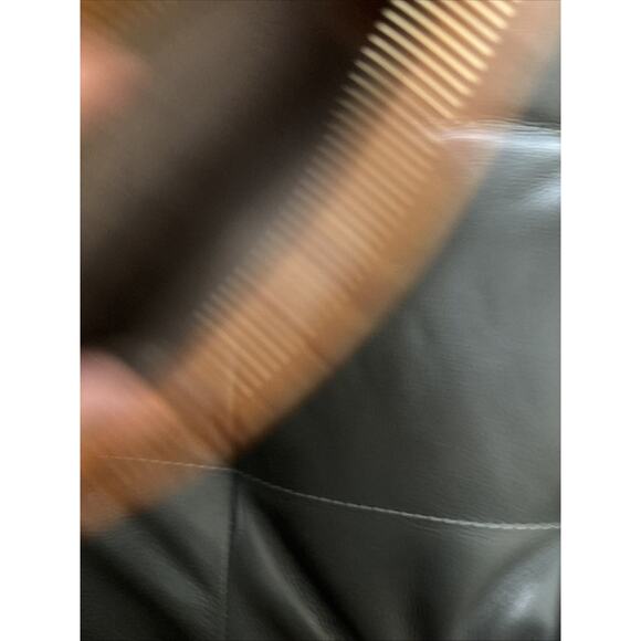 Brahmin Tote Bag Womens Brown Croc Embossed Leather Woven Straw Shoulder Tassel - Picture 6 of 10